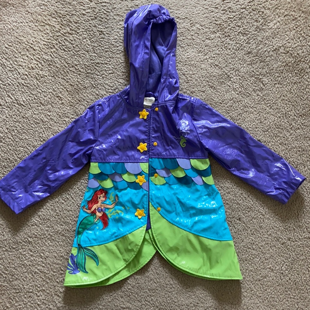 Ariel Little Mermaid Disney Raincoat